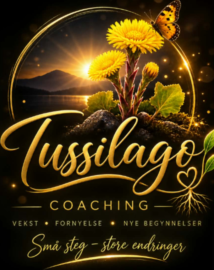 Tussilago Coaching — gyllen hestehov som bryter gjennom jorden